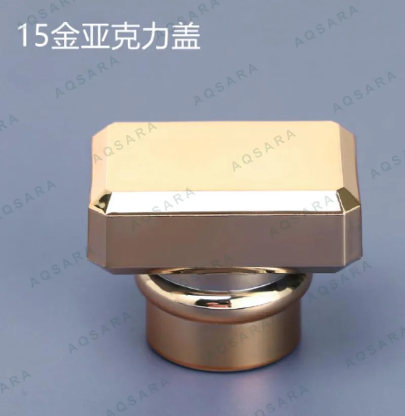 Tutup Botol leher 15 mm — 15 glossy gold acrylic