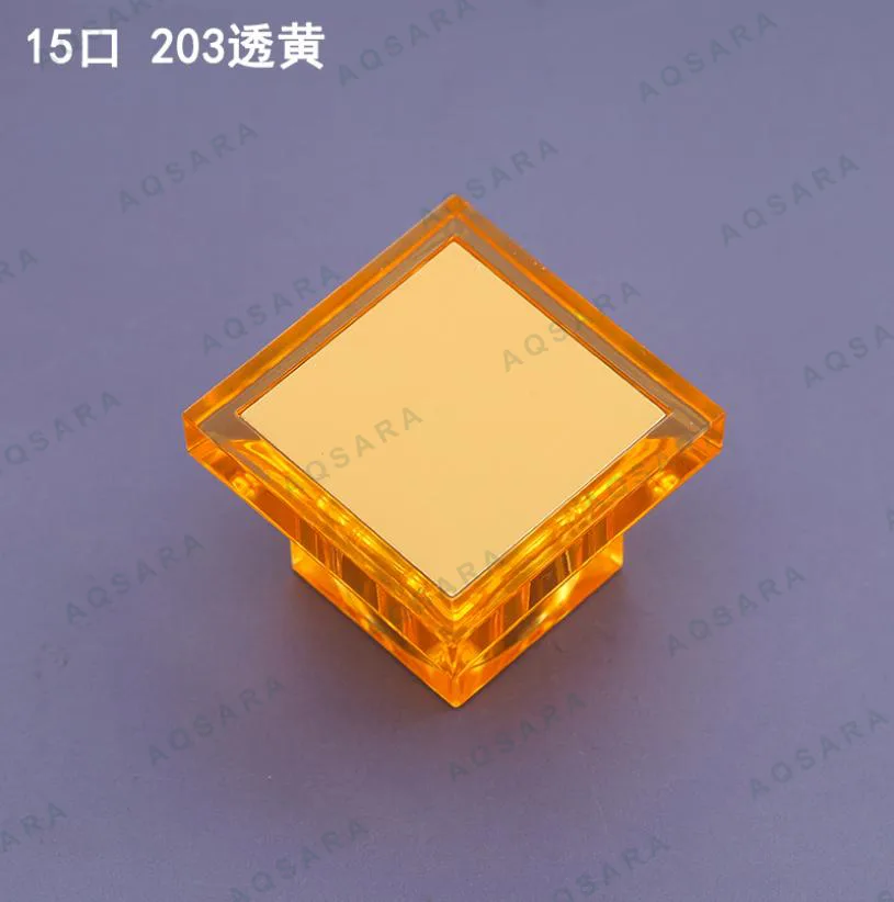 Tutup Botol leher 15 mm — 15 port 203 clear yellow