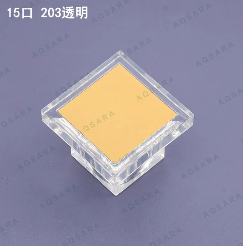 Tutup Botol leher 15 mm — 15 port 203 transparent