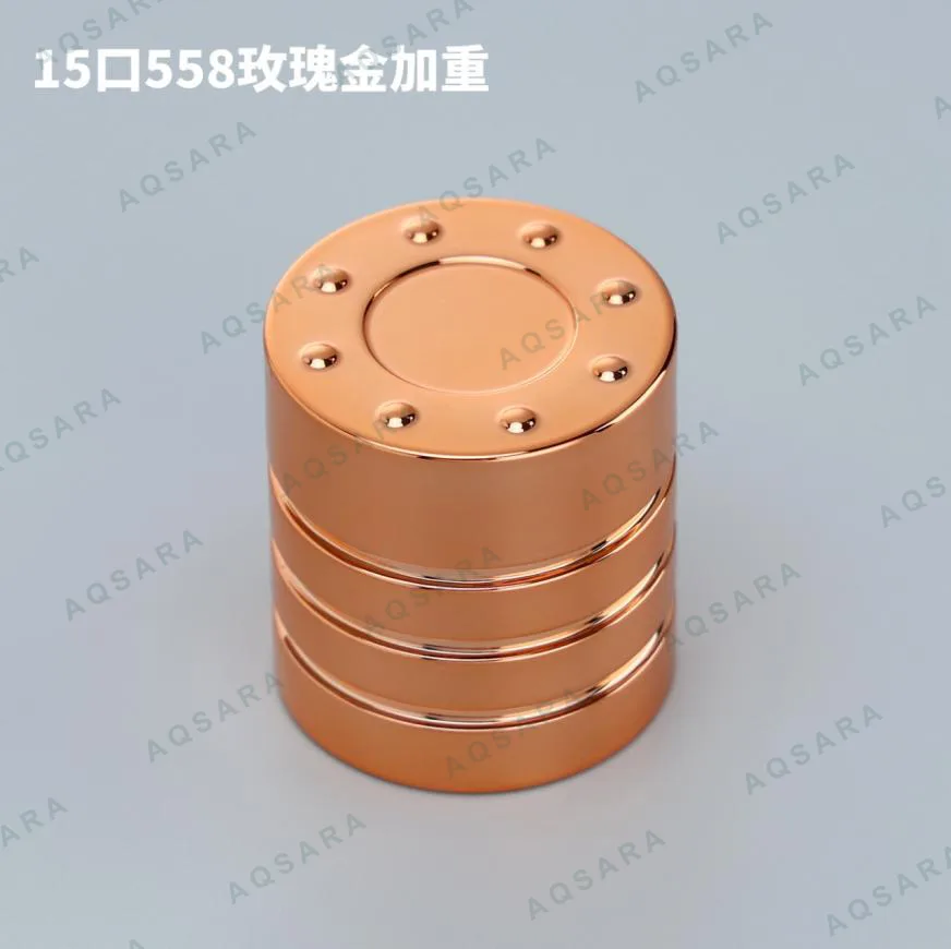 Tutup Botol leher 15 mm — 15 port 558 rose gold weighted