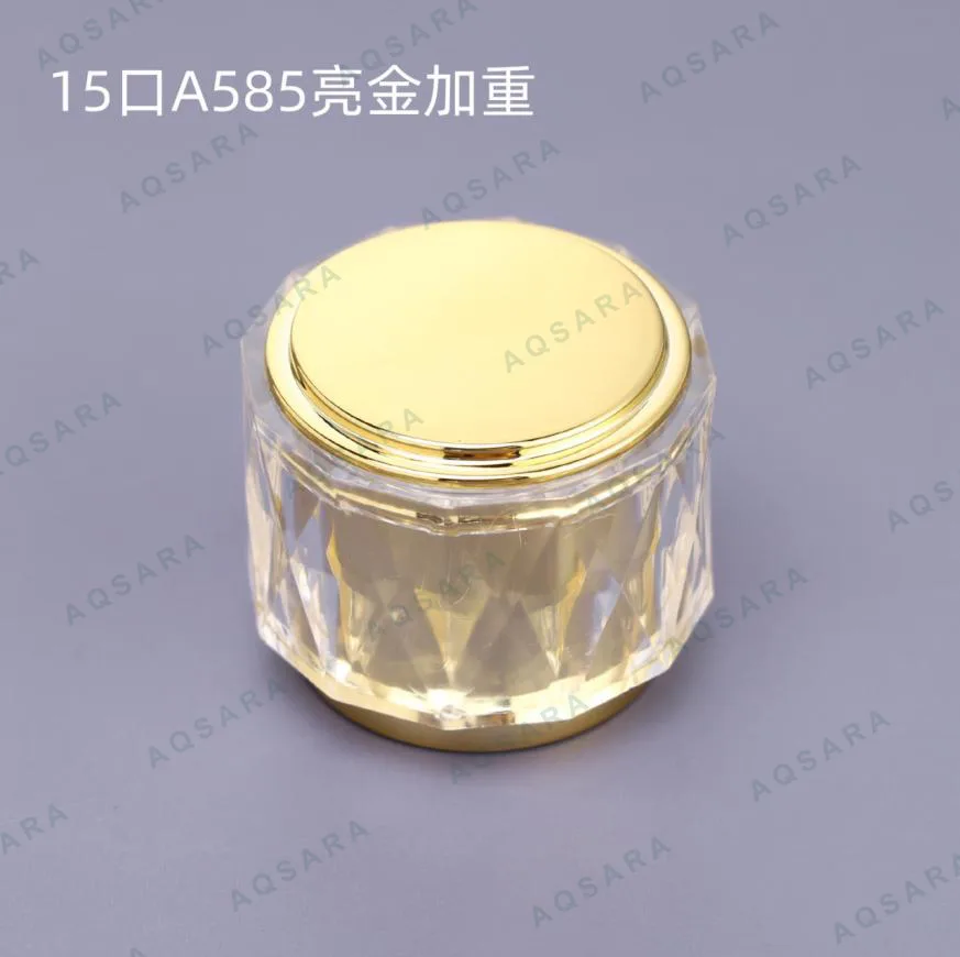 Tutup Botol leher 15 mm — 15 port A585 glossy gold