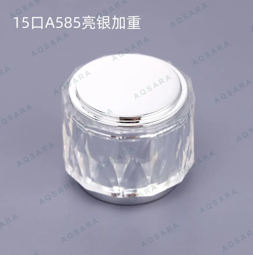 Tutup Botol leher 15 mm — 15 port A585 glossy silver