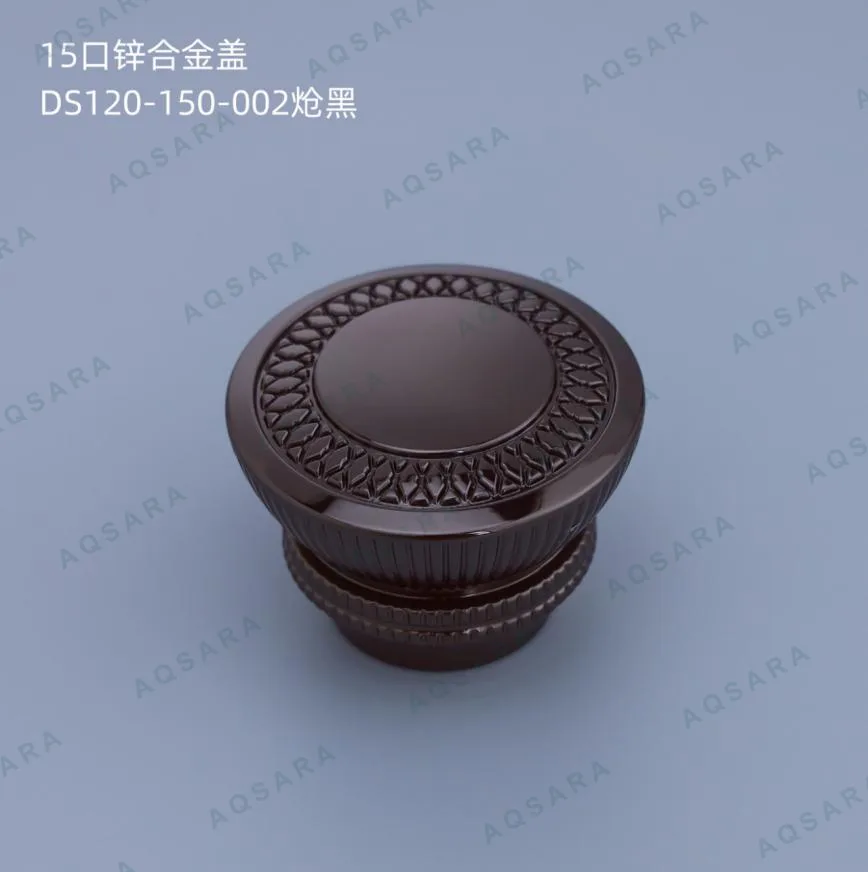 Tutup Botol leher 15 mm — 150-002-1 gunmetal black