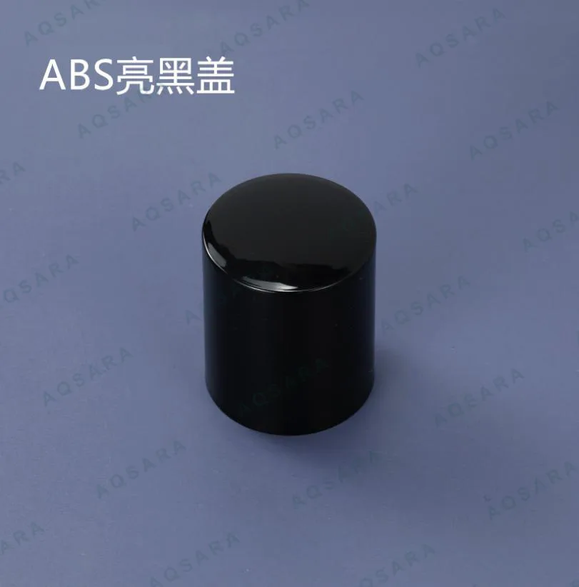 Tutup Botol leher 15 mm — 238 glossy black cap - light