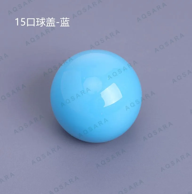Tutup Botol leher 15 mm — 316 ball - blue