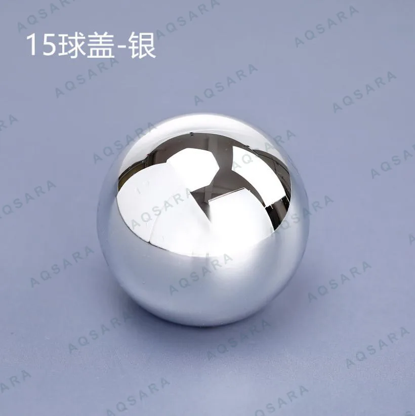 Tutup Botol leher 15 mm — 316 ball - silver