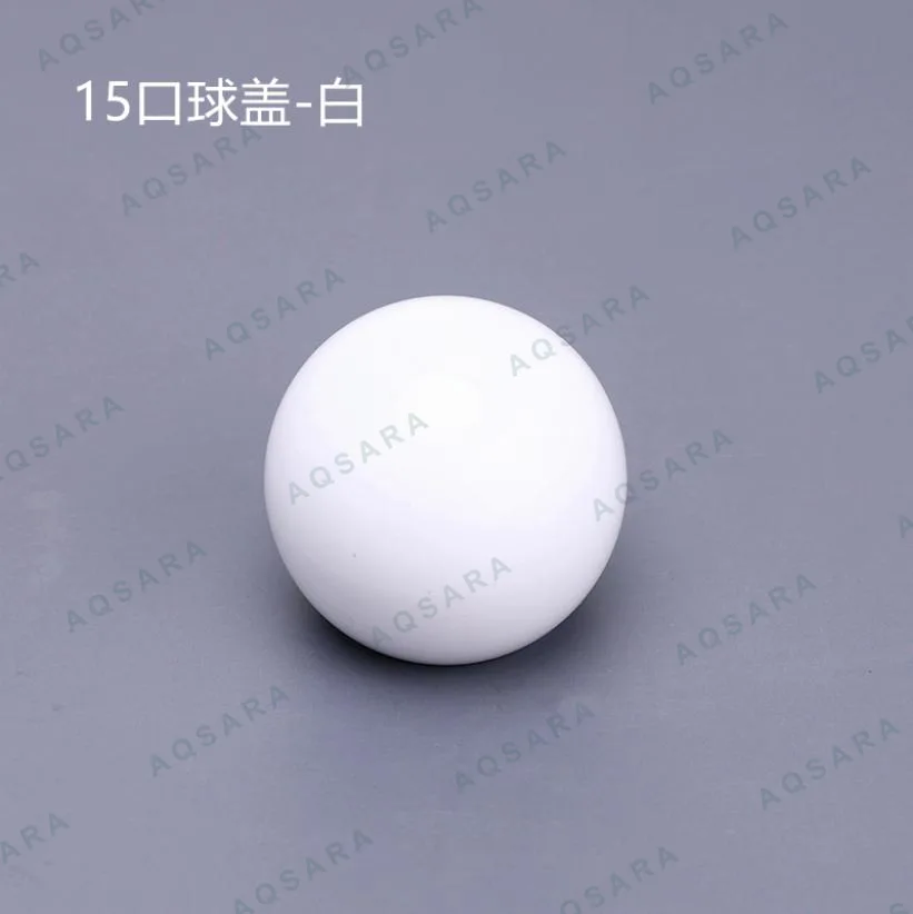 Tutup Botol leher 15 mm — 316 ball - white