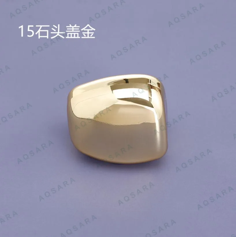 Tutup Botol leher 15 mm — 411 stone cap - gold
