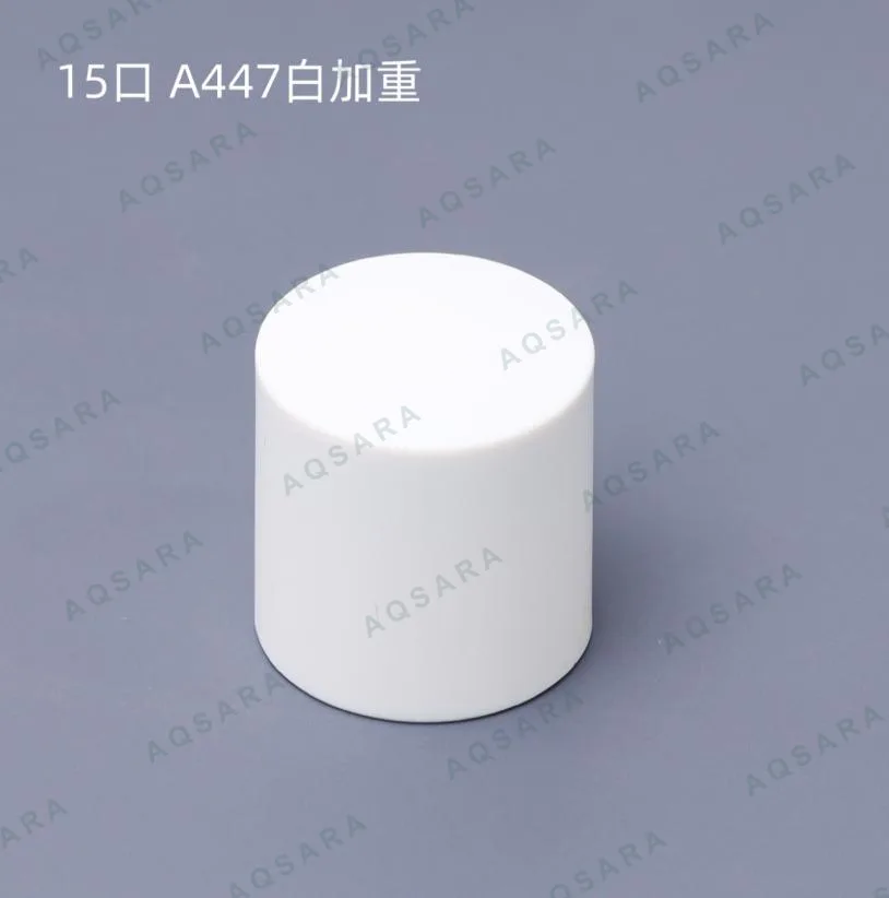Tutup Botol leher 15 mm — 416 matte white weighted