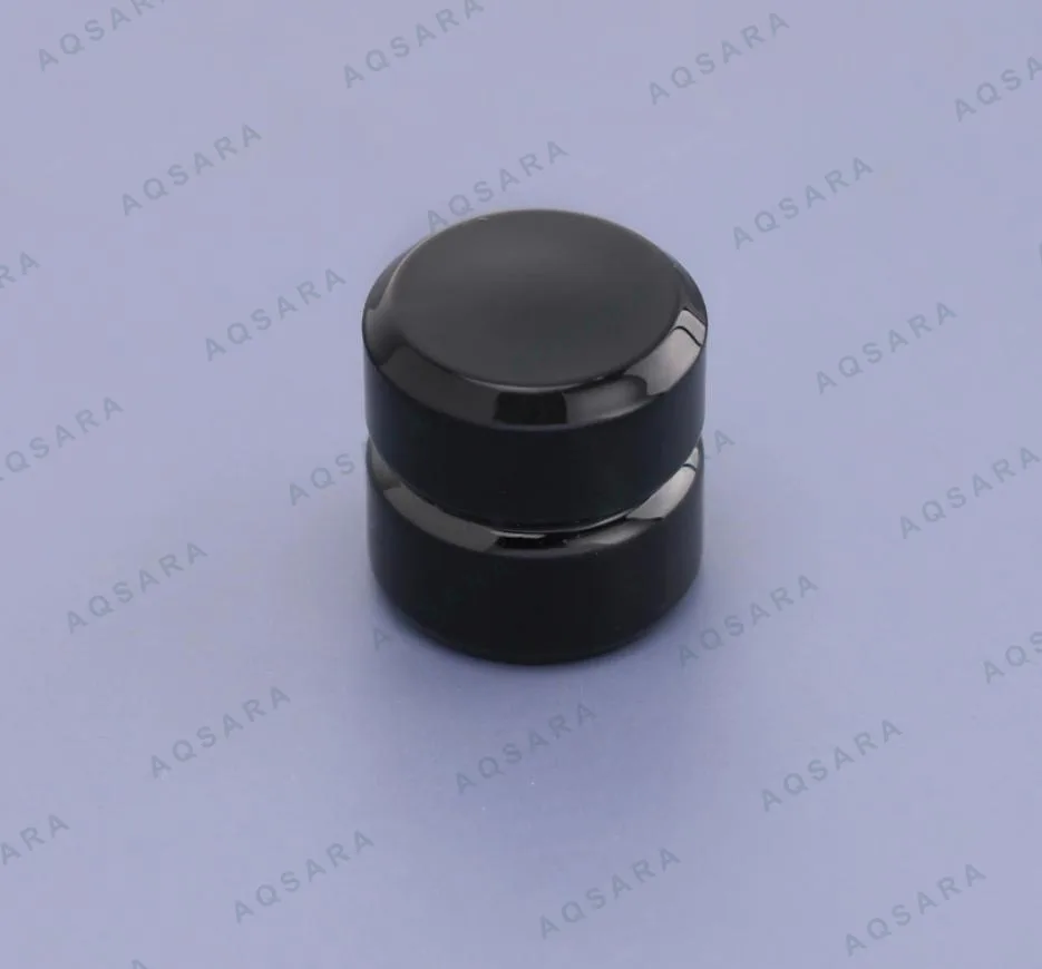 Tutup Botol leher 15 mm — A-330 glossy black light