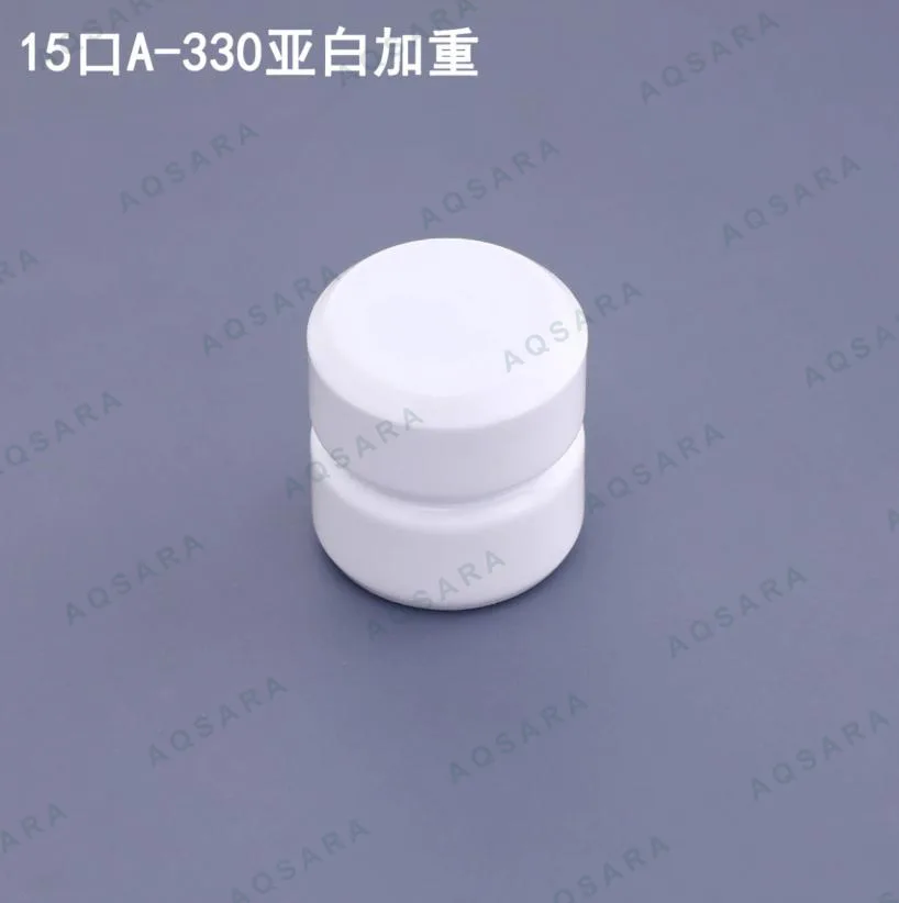 Tutup Botol leher 15 mm — A-330 matte white weighted