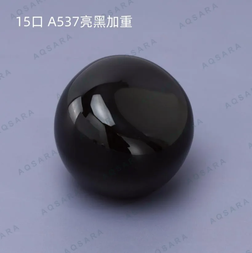 Tutup Botol leher 15 mm — A-537 glossy black