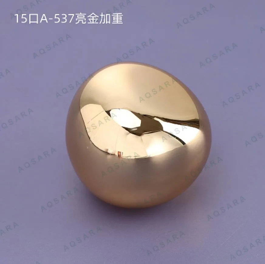 Tutup Botol leher 15 mm — A-537 glossy gold