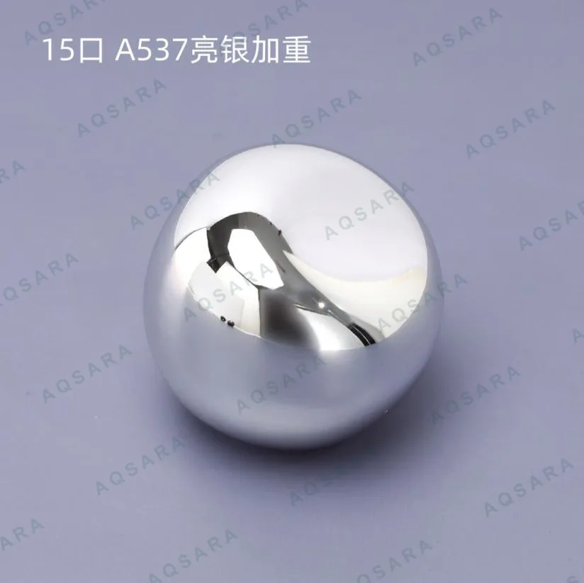 Tutup Botol leher 15 mm — A-537 glossy silver