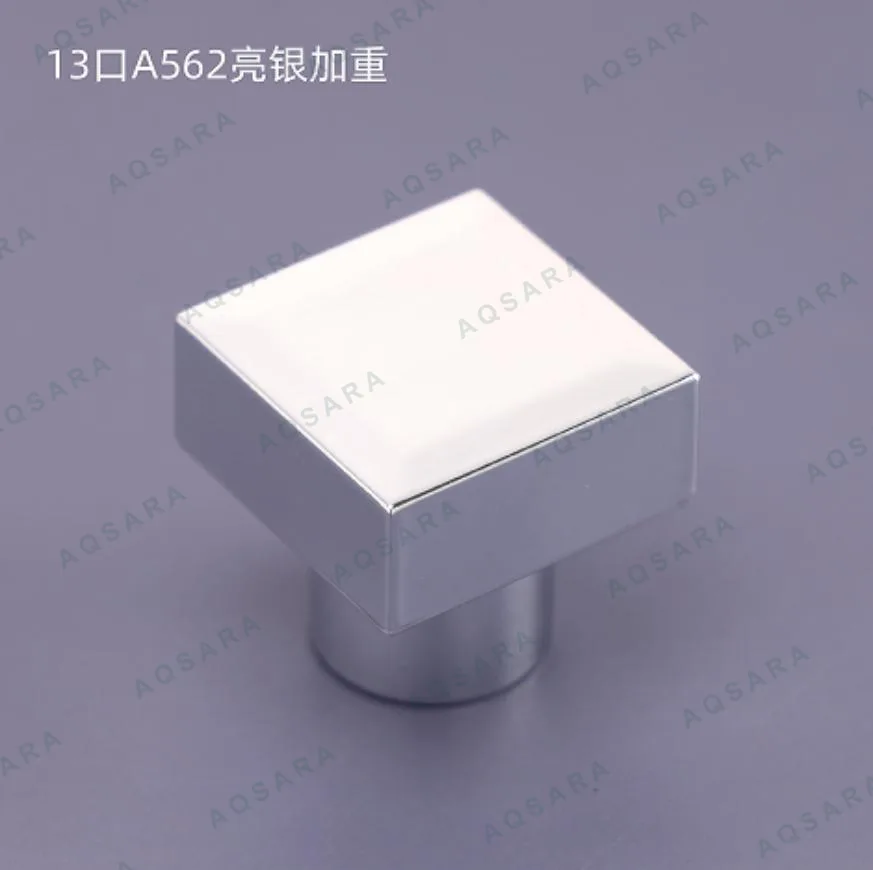 Tutup Botol leher 13 mm — A-562 glossy silver weighted
