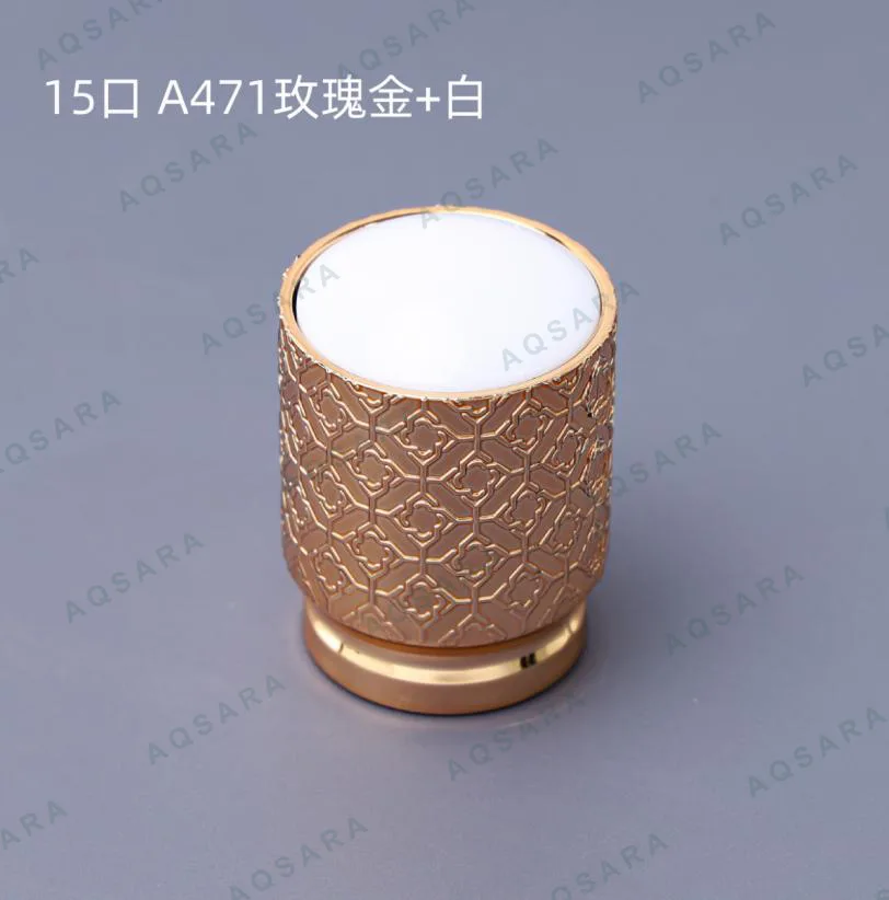 Tutup Botol leher 15 mm — A471 gold + white