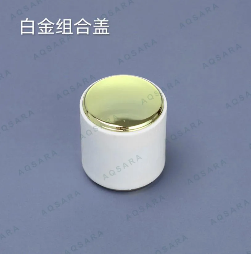 Tutup Botol leher 15 mm — A500 white gold cap