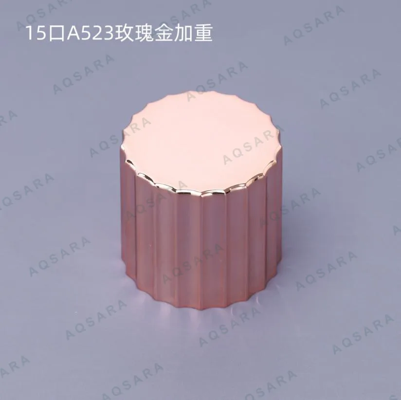 Tutup Botol leher 15 mm — A523 rose gold weighted