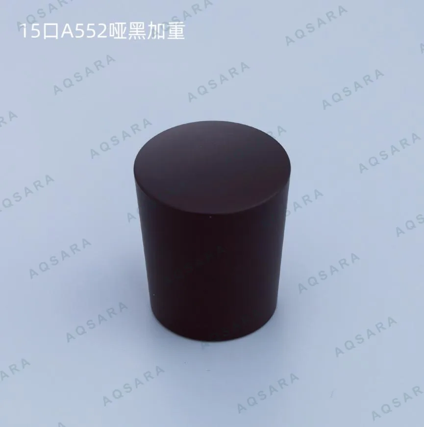 Tutup Botol leher 15 mm — A552 matte black weighted