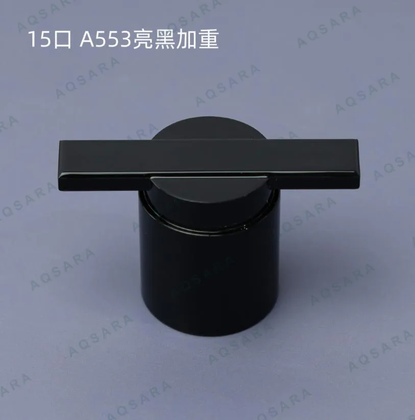 Tutup Botol leher 15 mm — A553 black weighted