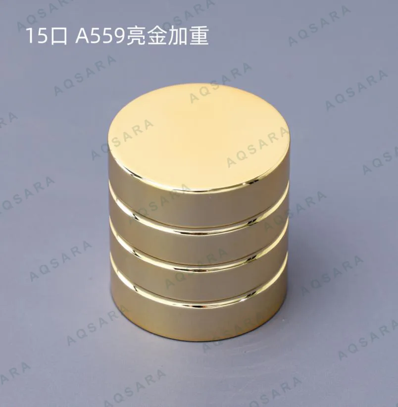 Tutup Botol leher 15 mm — A559 glossy gold weighted