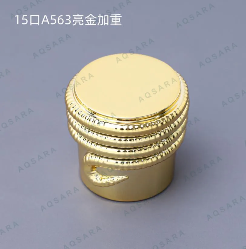 Tutup Botol leher 15 mm — A563 glossy gold weighted