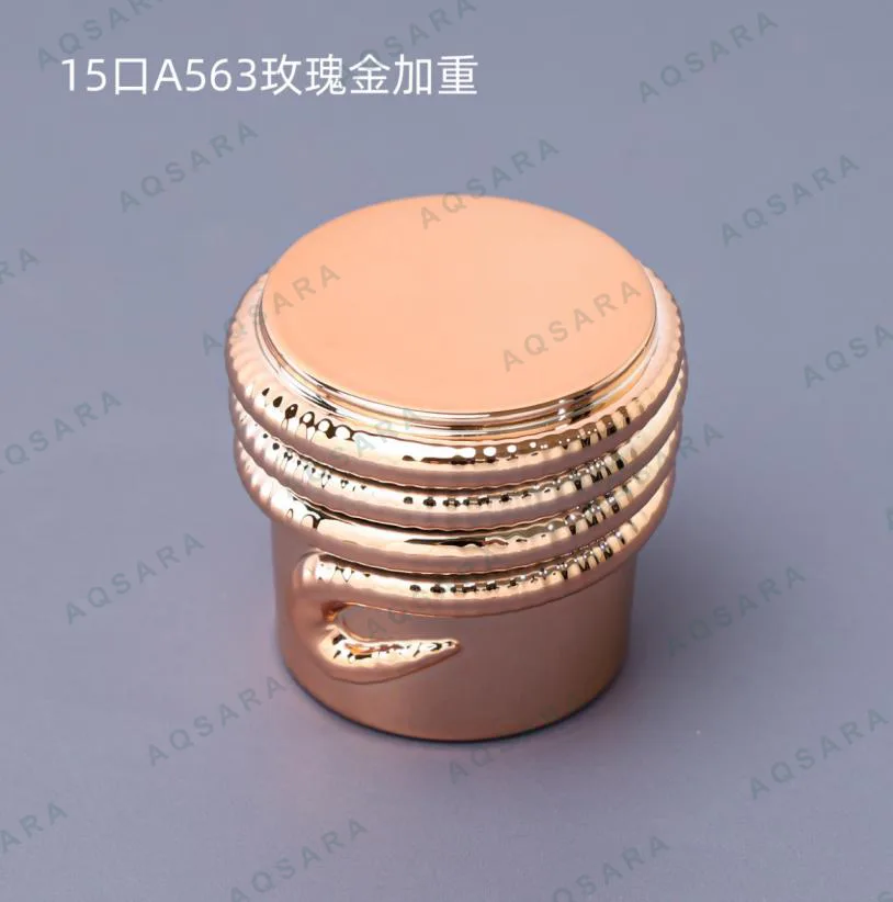 Tutup Botol leher 15 mm — A563 rose gold weighted