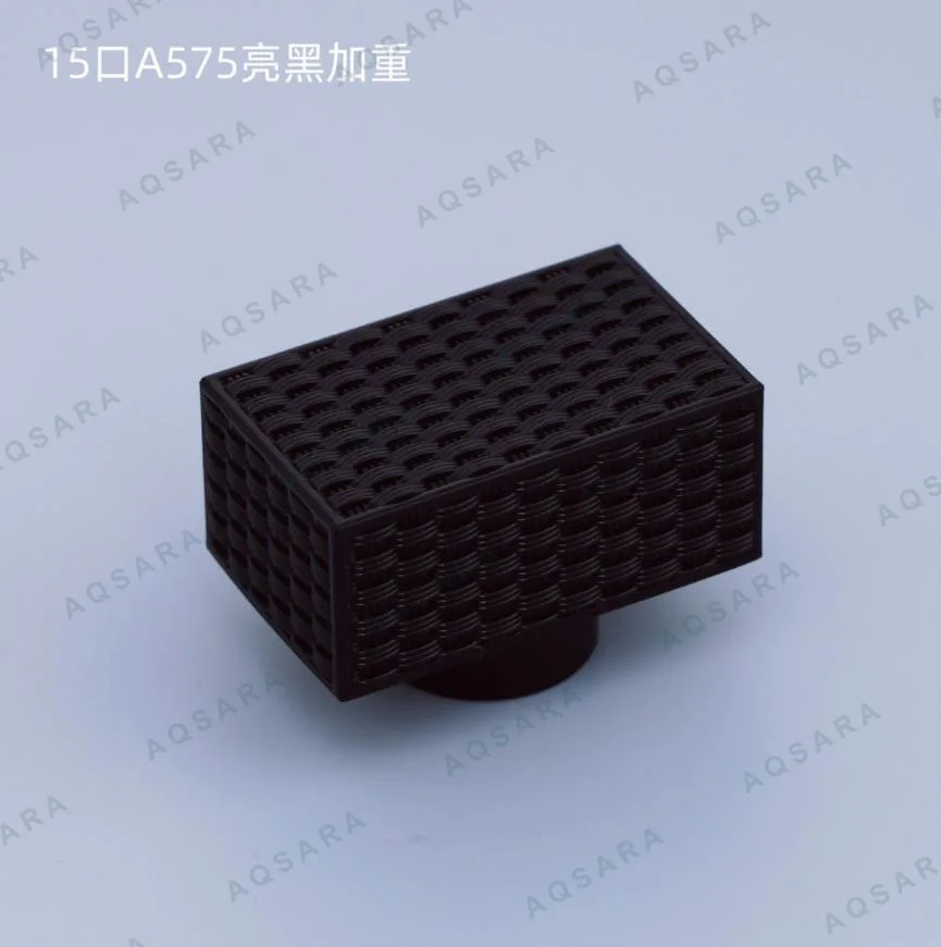 Tutup Botol leher 15 mm — A575 glossy black