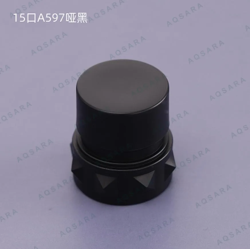 Tutup Botol leher 15 mm — A597 matte black