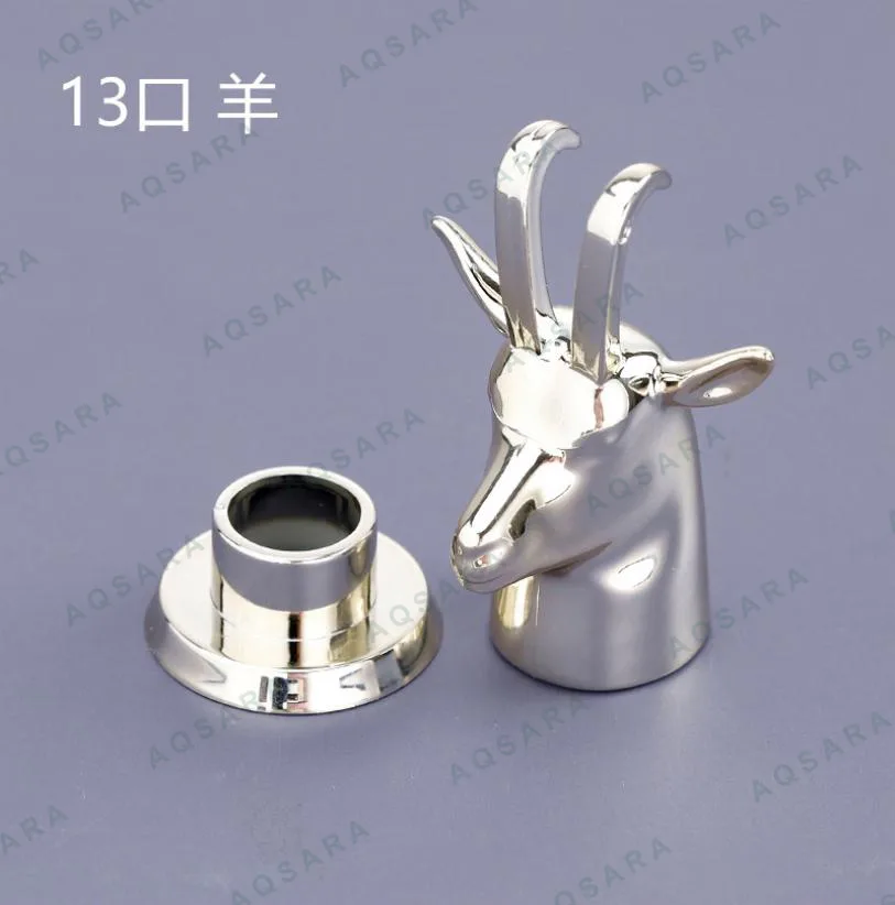 Tutup Botol leher 13 mm — beast head cap - goat