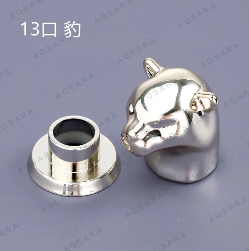Tutup Botol leher 13 mm — beast head cap - leopard