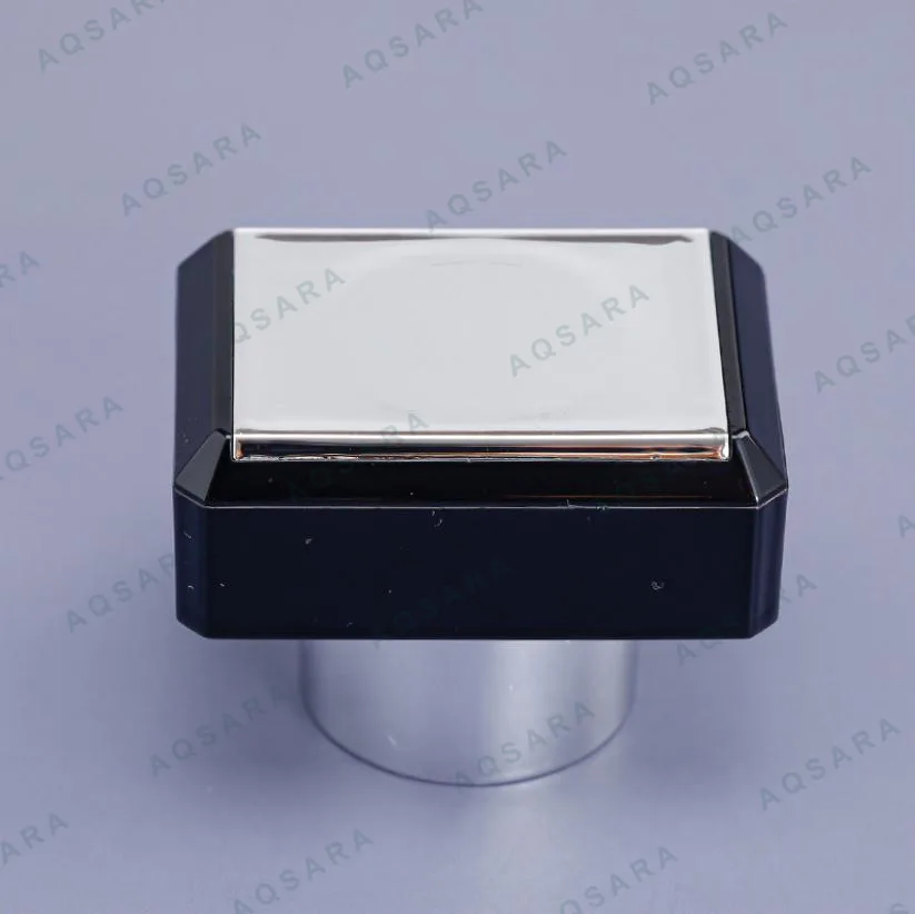 Tutup Botol leher 15 mm — cross letter cap silver