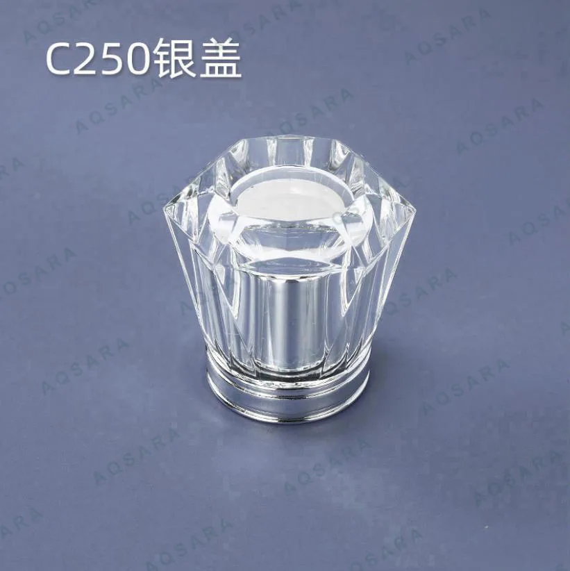 Tutup Botol leher 15 mm — DP-W-12 clear silver