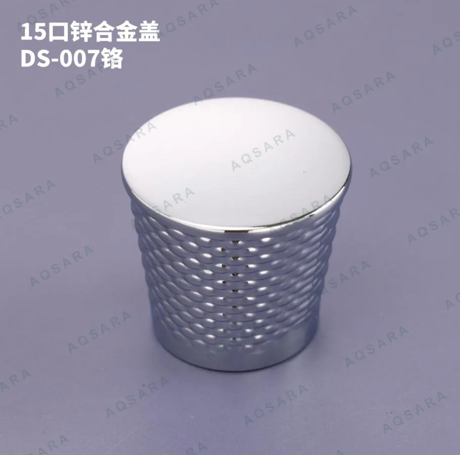 Tutup Botol leher 15 mm — DS-007 chrome
