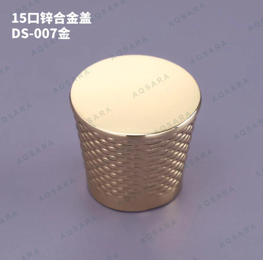 Tutup Botol leher 15 mm — DS-007 gold