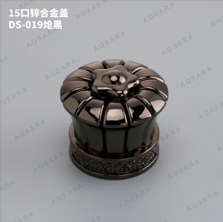 Tutup Botol leher 15 mm — DS-019 gunmetal black