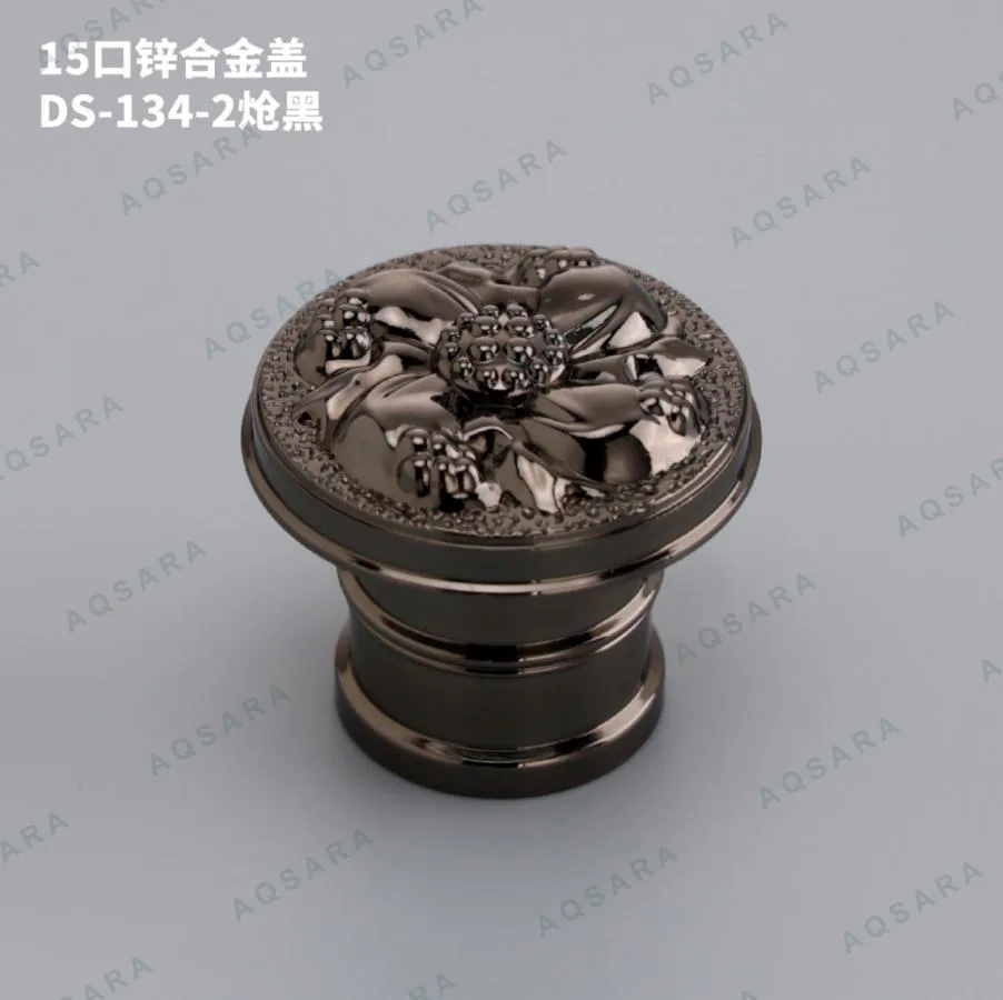 Tutup Botol leher 15 mm — DS-134-2 gunmetal black