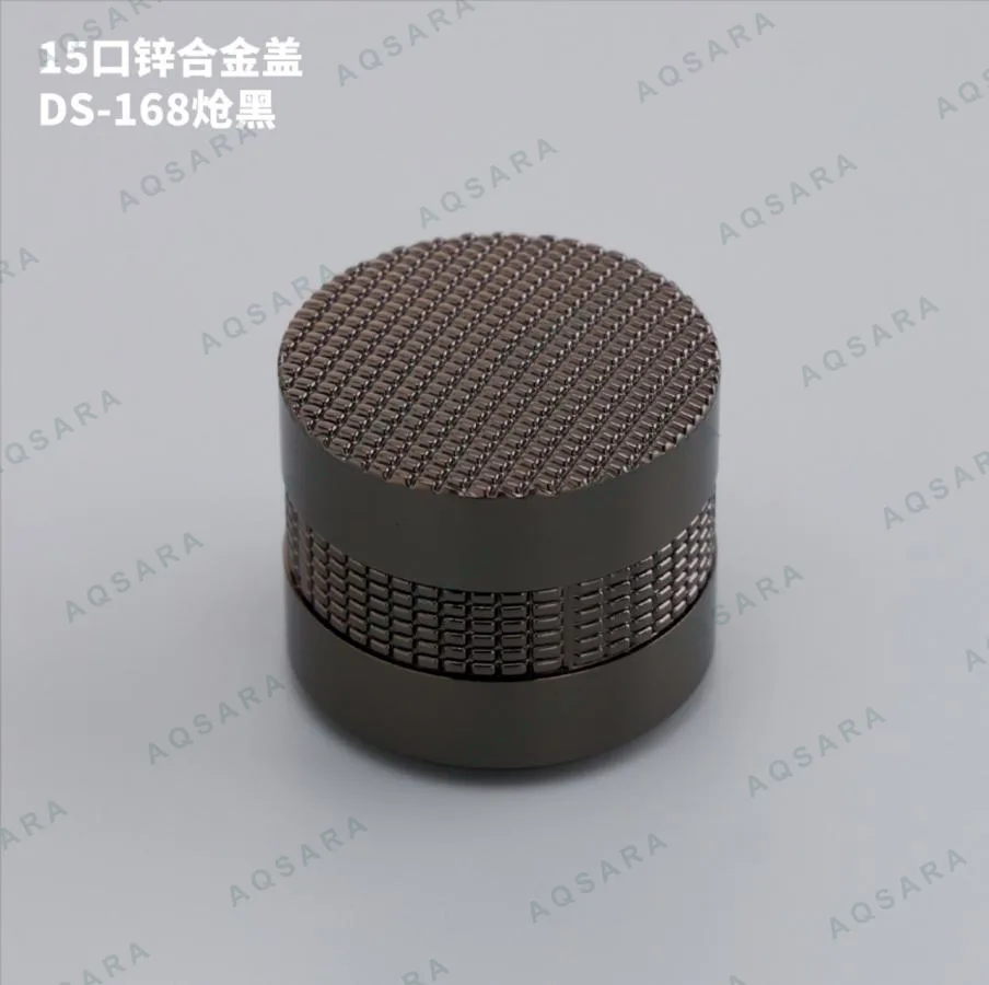 Tutup Botol leher 15 mm — DS-168 gunmetal black
