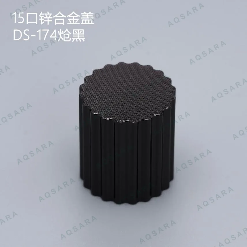 Tutup Botol leher 15 mm — DS-174 gunmetal black