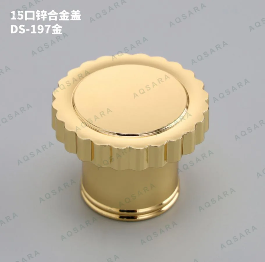 Tutup Botol leher 15 mm — DS-197 gold