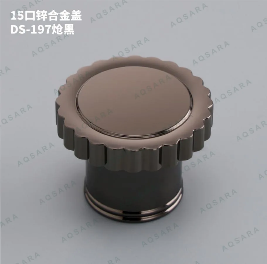 Tutup Botol leher 15 mm — DS-197 gunmetal black