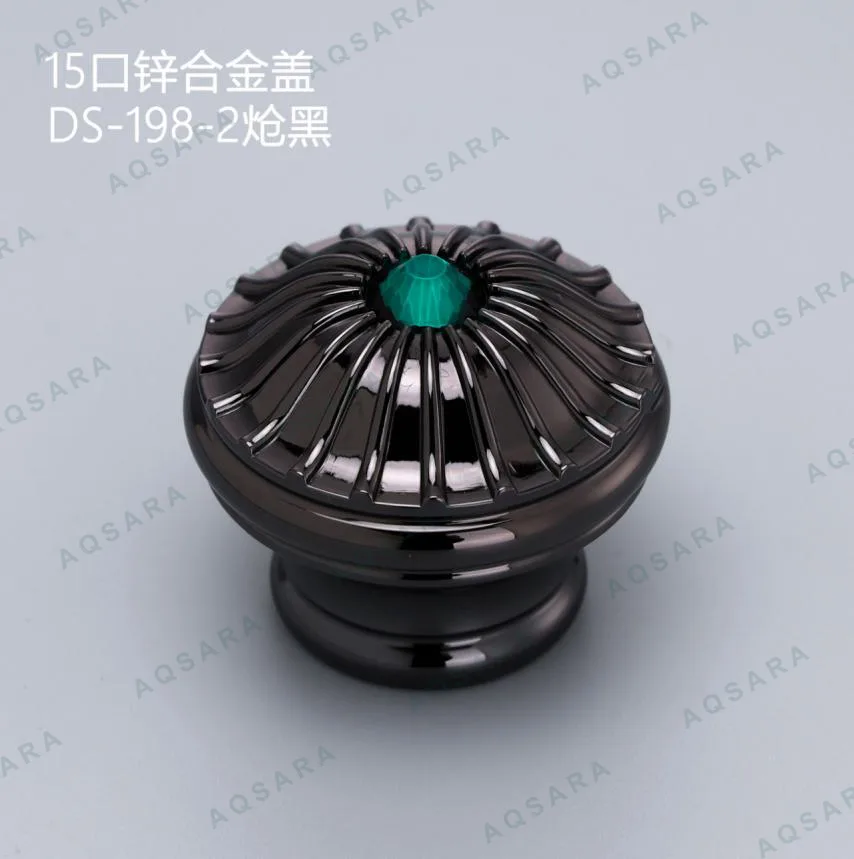 Tutup Botol leher 15 mm — DS-198-2 gunmetal black