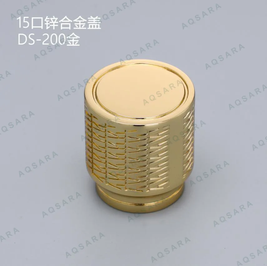Tutup Botol leher 15 mm — DS-200 gold