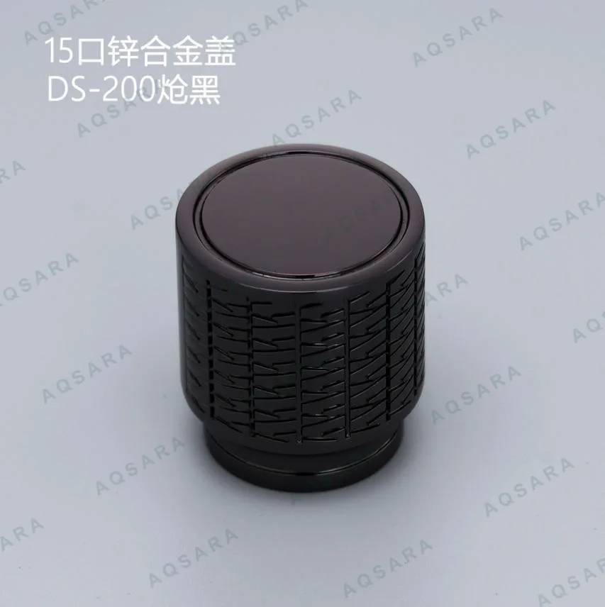 Tutup Botol leher 15 mm — DS-200 gunmetal black