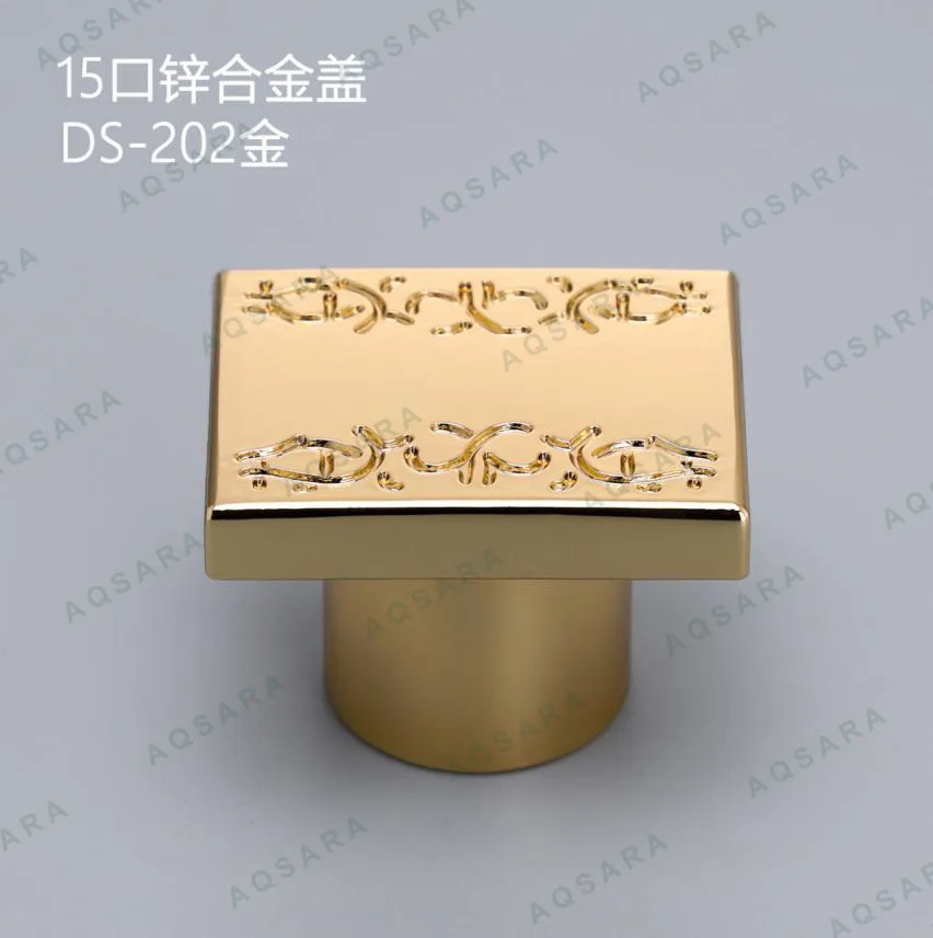Tutup Botol leher 15 mm — DS-202 gold