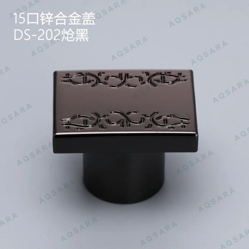 Tutup Botol leher 15 mm — DS-202 gunmetal black