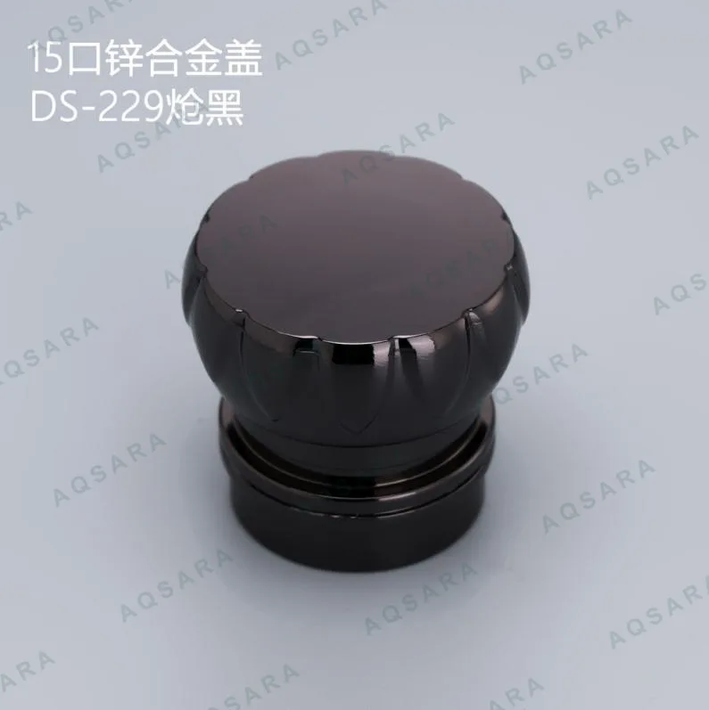 Tutup Botol leher 15 mm — DS-229 gunmetal black