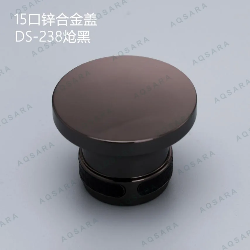 Tutup Botol leher 15 mm — DS-238 gunmetal black