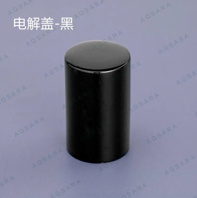 Tutup Botol leher 13 mm — electrolytic cap - black (2)