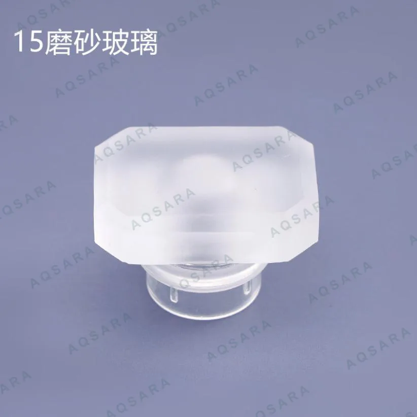 Tutup Botol leher 15 mm — frosted glass cap